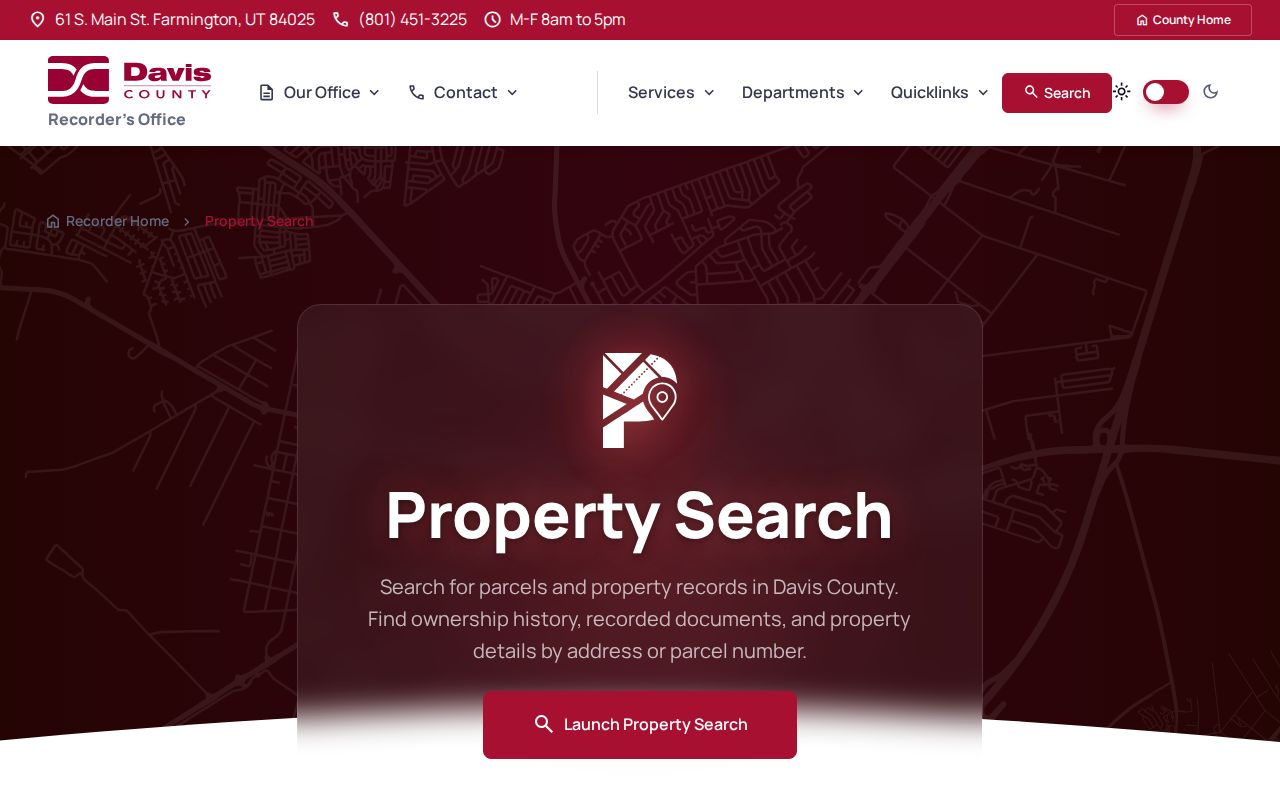 Kaysville residents directory Recorder Property Search