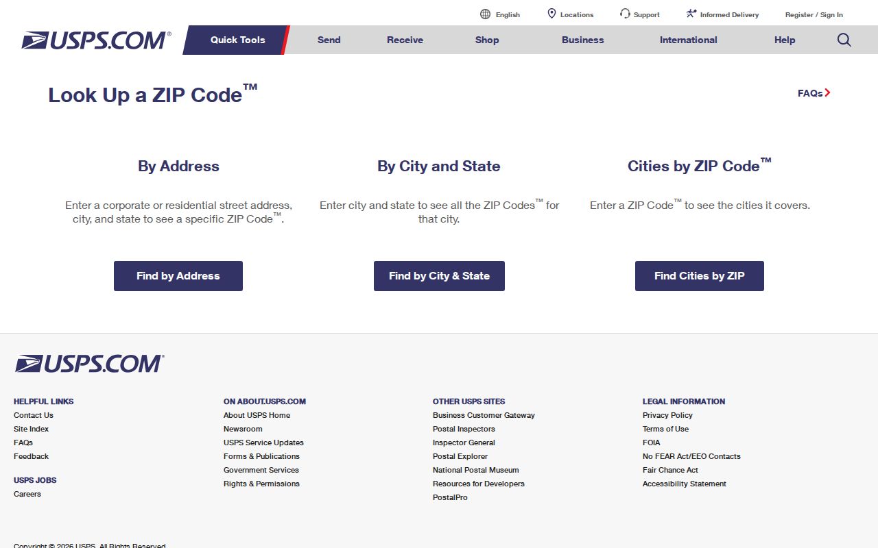 Kaysville ZIP code directory USPS lookup